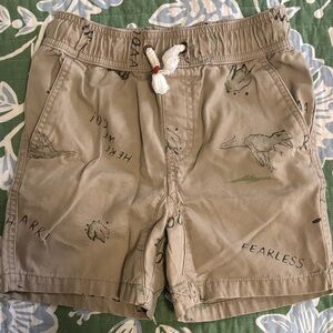 Cat & Jack Beige Elastic Waist Shorts size S(6/7)